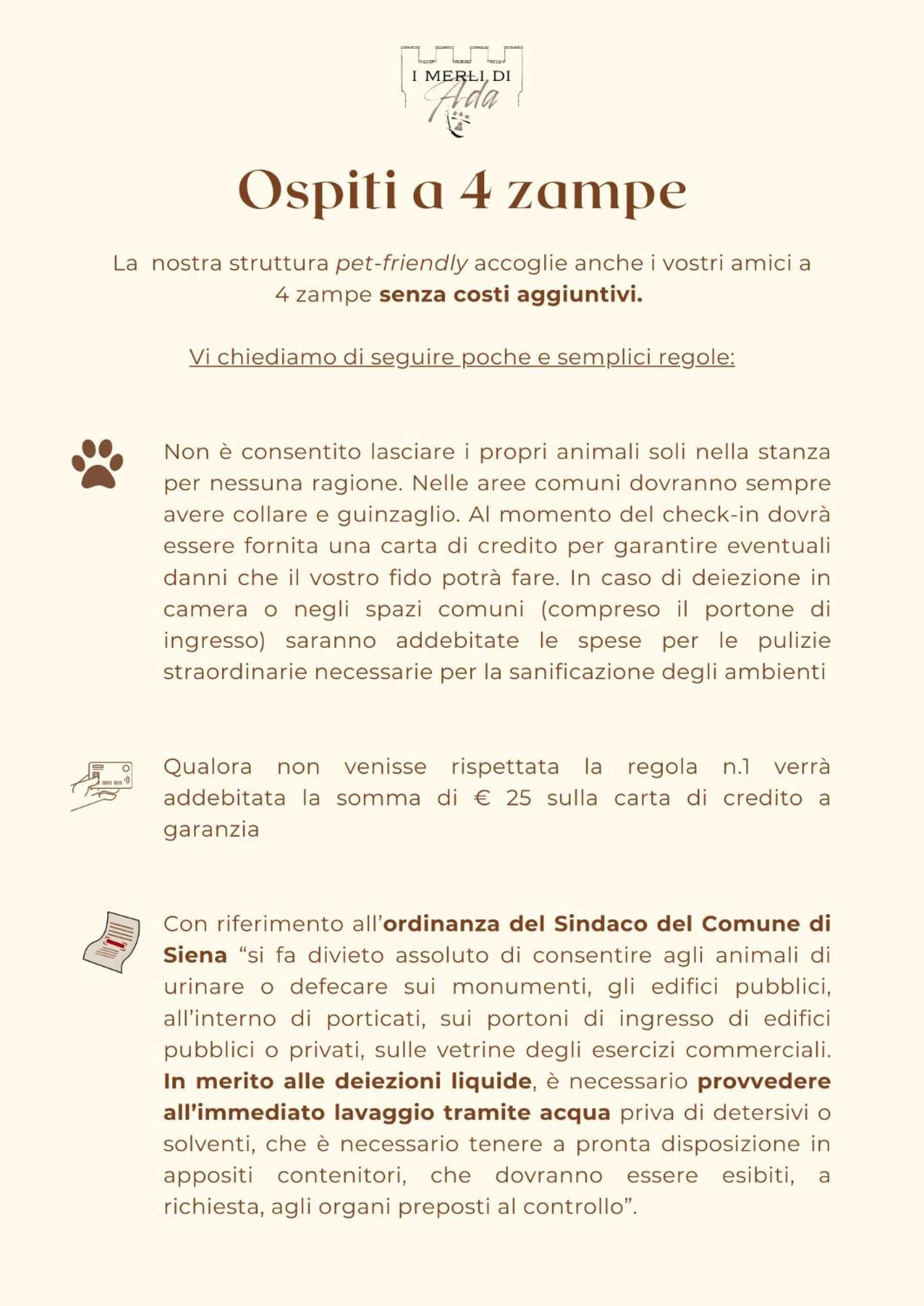 I Merli Di Ada 锡耶纳 外观 照片